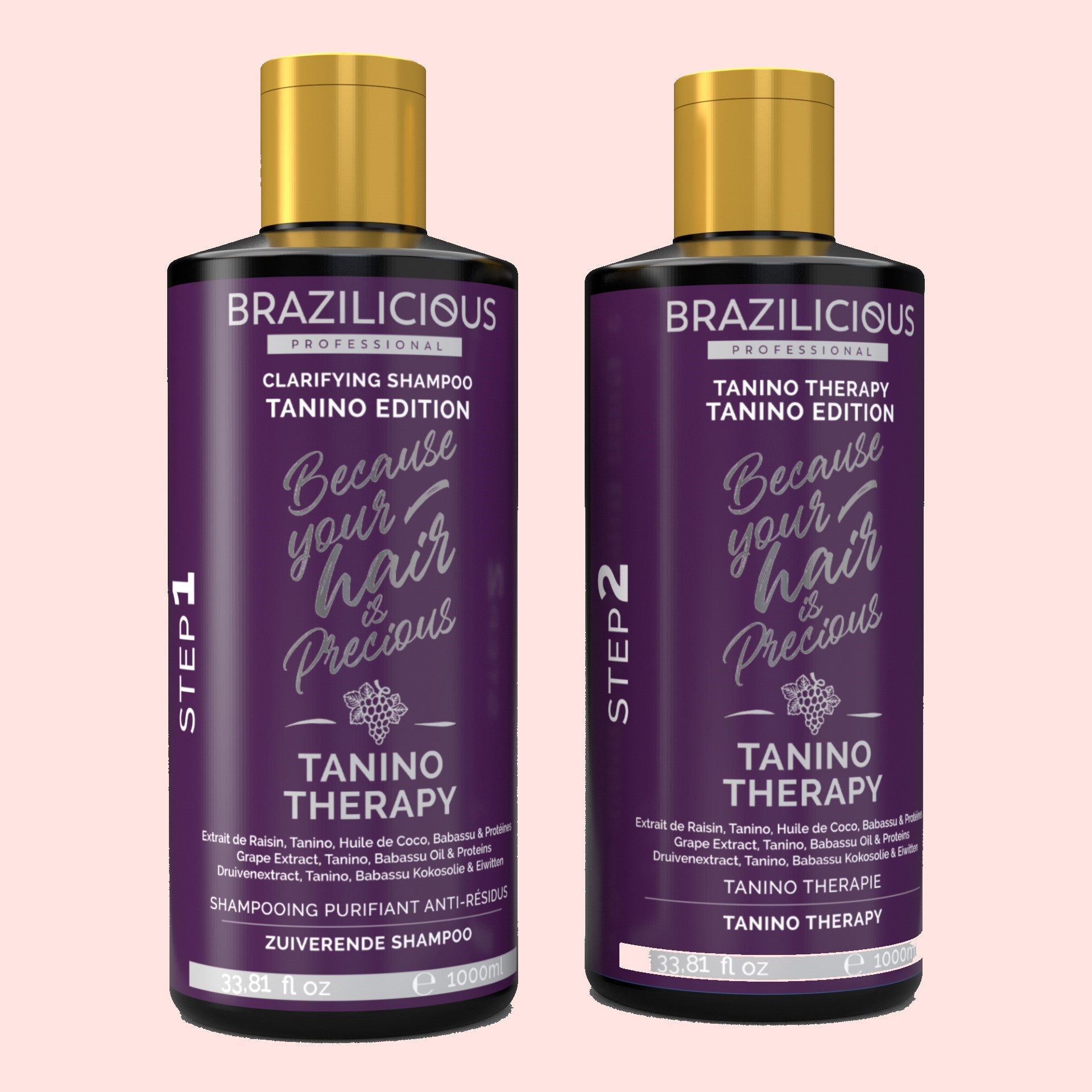 Tanino Therapy als Mini Kit zum probieren je 100ml pro Flasche