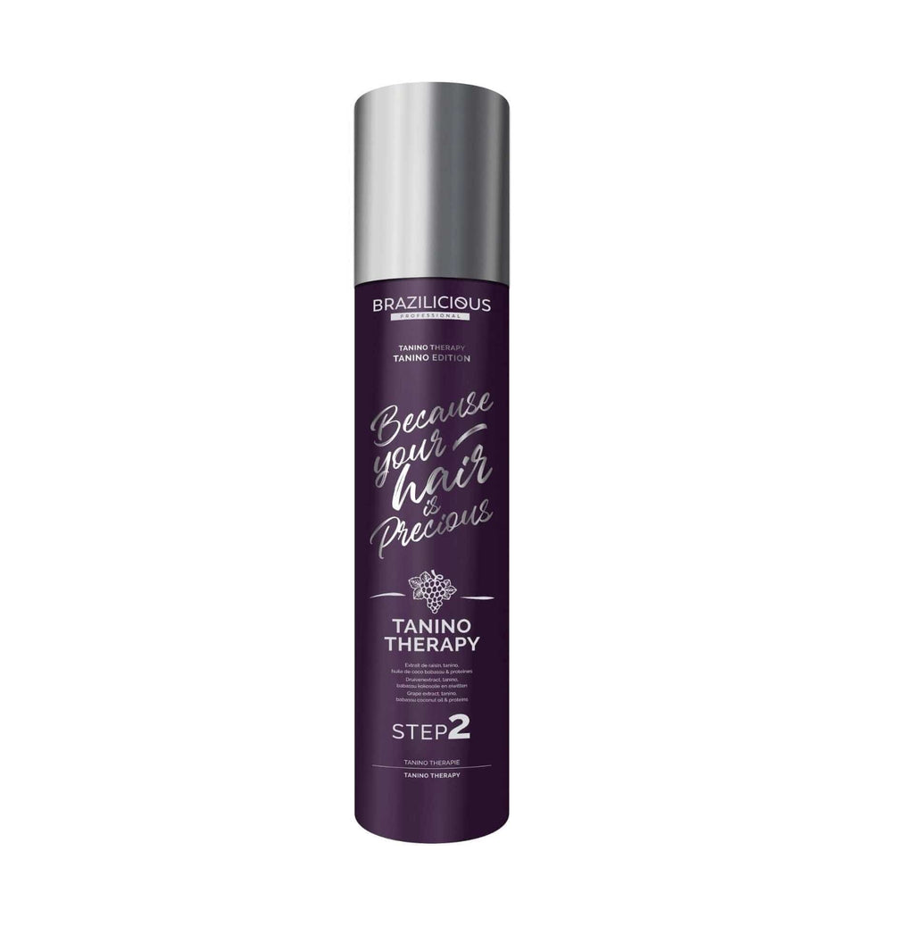 Tanino Therapy für eine professionelle Keratin Behandlung. Geeignet für dickes Haar. Nur das Tanino für die Glättung ohne das Tiefenreinigungsshampoo